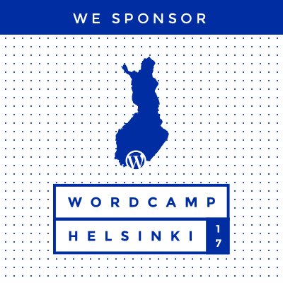 WordCamp Helsinki 2017 Sponsor